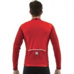 Santini Tempo LS Cycling Jersey Red