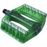 Gusset Pin Head Plastic Pedals Green
