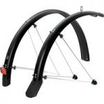 SKS Chromoplastic Bike 700c Mudguard Set Black