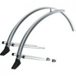 SKS Commuter Mudguard Set with Spoiler Silver