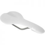 Fabric Scoop Flat Race Saddle White