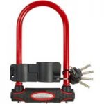 Master Lock Street Fortum Gold Sold Secure D Lock 210x110mm Red