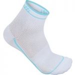 Castelli Promessa Womens Socks White/Atoll Blue