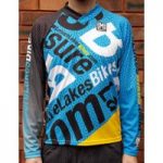 Santini Leisure Lakes Bikes Team FR LS MTB Jersey Blue