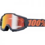 100 Percent Accuri Clear Goggles Gunmetal