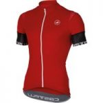 Castelli Entrata 2 Full Zip SS Jersey Red