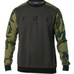 Fox District Crew LS Fleece Black Vintage