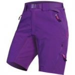 Endura Hummvee II Womens Shorts Purple