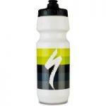 Specialized Big Mouth 24oz Water Bottle White/Green Stripes