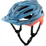 Troy Lee Designs A2 Mips Helmet Pinstripe Blue/Orange