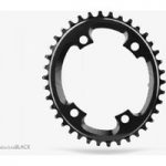 Absolute Black Cyclocross Oval Chainring Black