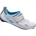 Shimano TR9W SPD-SL Womens Triathlon Shoes White/Blue
