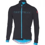 Castelli Fondo Full-Zip LS Jersey Black/Sky Blue