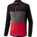 Madison Sportive Youth LS Thermal Jersey Black/Red