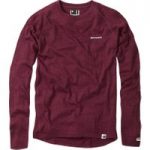 Madison Isoler Merino LS Baselayer Red