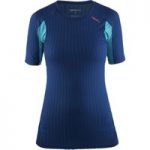 Craft Active Extreme 2.0 Womens SS Base Layer Blue