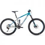 Cube Stereo 160 SL 27.5 Mountain Bike 2018 Metal/Blue