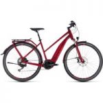 Cube Touring Hybrid EXC 500 Womens Electric Bike 2018 Red