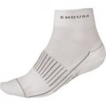 Endura Coolmax Race Trainer Socks 3-pack White