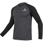 Endura One Clan Henley Raglan LS Jersey Anthracite