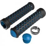 Fabric Lite Lock-On Grips Black/Blue