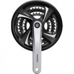 Shimano FC-TX801 Tourney Triple Chainset 170mm Silver/Black