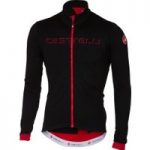 Castelli Fondo LS Full Zip Jersey Black/Red
