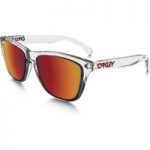 Oakley Frogskin Crystal Collection Glasses Clear/Orange