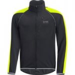 Gore Phantom Plus GWS Zip-Off Jacket Black/Neon Yellow