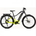 Haibike SDURO Trekking 9.0 Womens Electric Bike 2018 TItan/Lime