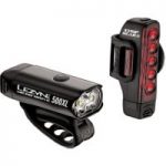Lezyne Micro Drive 500XL/150 Strip Light Set Black
