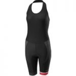 Madison Sportive Race Halter Neck Womens Bib Shorts Black/red