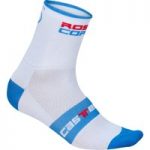 Castelli Rosso Corsa 9 Socks White/Blue