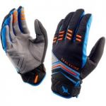 SealSkinz Dragon Eye MTB Gloves Black/Blue/Orange