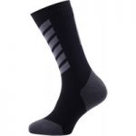 SealSkinz MTB Mid Socks with Hydrostop Black/Grey