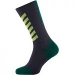 SealSkinz MTB Mid Socks with Hydrostop Grey/Green