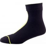 SealSkinz Road Thin Ankle Socks with Hydrostop Charcoal/Hi Vis