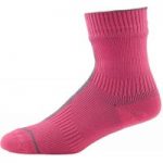 SealSkinz Road Thin Ankle Socks with Hydrostop Pink/Charcoal