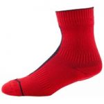 SealSkinz Road Thin Ankle Socks with Hydrostop Red/Black