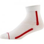 Sealskinz Road Aero Ankle Socks White/Red