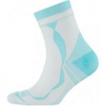 SealSkinz Thin Ankle Length Womens Socks White/Aqua
