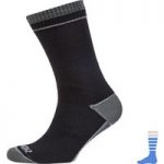 SealSkinz Thin Mid Length Socks Black/Grey Albatross