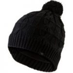 SealSkinz Waterproof Cable Knit Bobble Hat Black