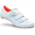 Specialized Audax Clip-In Road Shoes Baby Blue/Rocket Red