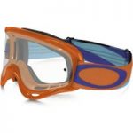 Oakley O-Frame MX Heritage Racer Goggles Orange/Clear
