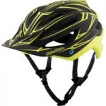 Troy Lee Designs A2 Mips Helmet Pinstripe Black/Yellow