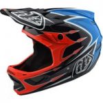 Troy Lee Designs D3 Comp Full Face Helmet Orange/Blue