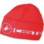 Castelli Viva Thermo Womens Skully Cap Red